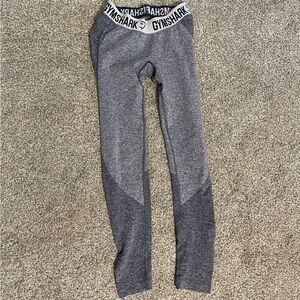 Gymshark Gray Leggings Form-Fitting Athletic Bottoms